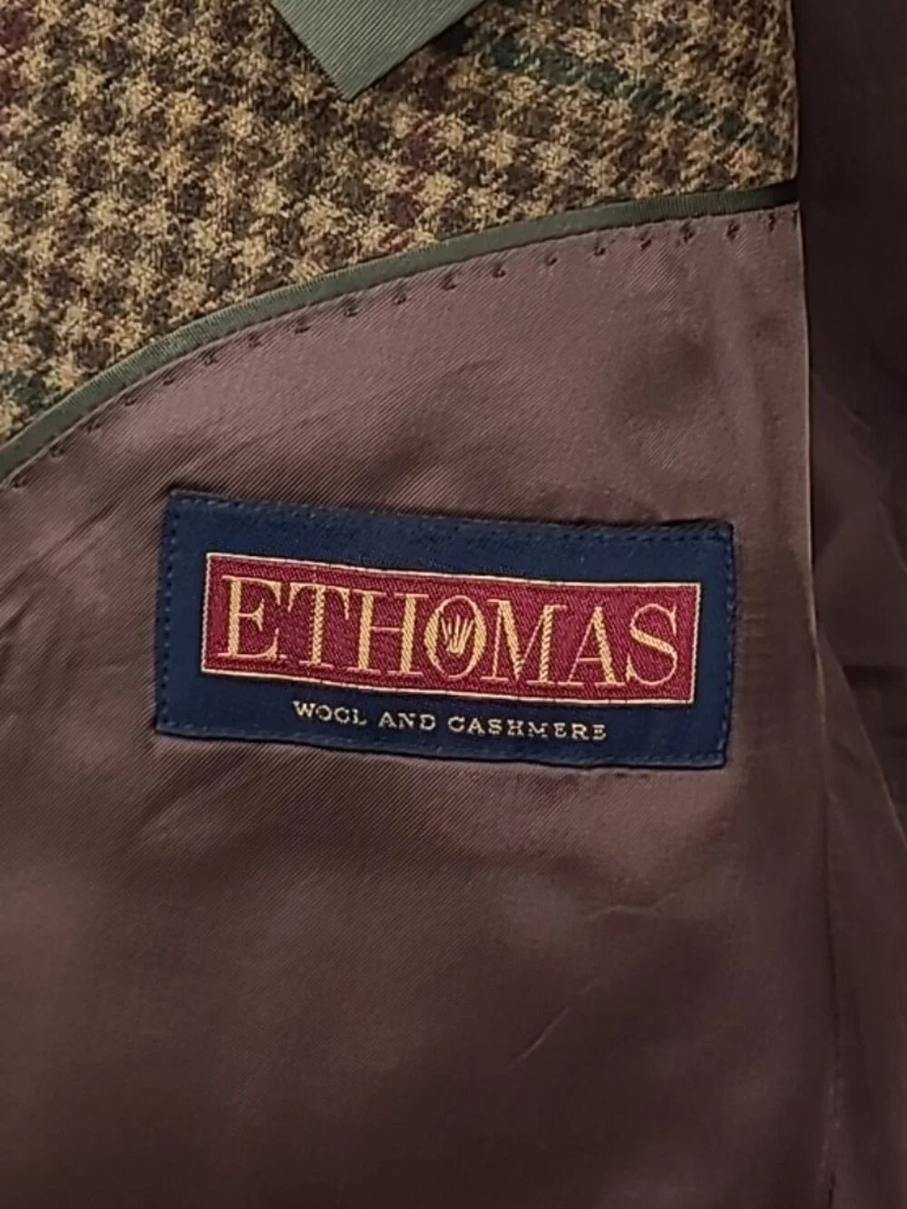 Brooks Brothers 1818 Madison Ethomas Wool Cashmere Blend Sports Coat Blazer 42R